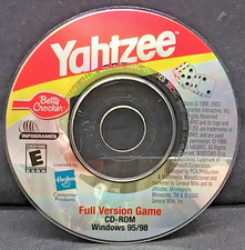 2003 Yahtzee Mini Disc CD-ROM Betty Crocker Promo Hasbro Windows 95/98 UNTESTED picture