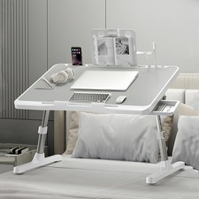 Laptop Desk for Bed, Adjustable Beds Table with USB Charge Port, Foldable Lap... picture