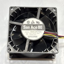Sanyo Denki San Ace 80mm x 38mm 138 CFM 4-Wire Fan 12V High Airflow picture