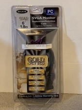 NEW Belkin Gold Series 6 ft SVGA Monitor Cable with Gold Plated Connectors picture