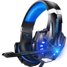 Audifonos Gamer con Microfono Para PC Conector 3.5 mm Auriculares con Cable NEW picture