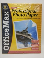 Photo Paper Inkjet 8.5x11 Professional Glossy 75 Sheets Made in USA Sealed Box picture