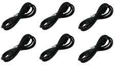 Lot of 6 Longwell 2G01111451 6ft Power Cord NEMA 5-15P to C13 3-Prong picture