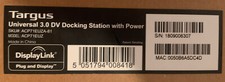 Targus Univeral USB 3.0 Dual Video Docking Station ACP71EUZ - New Open Box picture