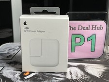 New Genuine Apple 12 W Power Adapter White Factory Sealed picture