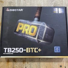 Biostar TB250-BTC Pro LGA1151 DDR4 6 GPU Mining ATX motherboard **READ** picture