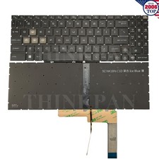 New US Blue Backlit Keyboard for MSI Cyborg 15 A12VE A13VE A13UC MS-158P MS-15K1 picture