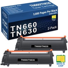 2PK TN660 Toner for Brother TN630 MFC-L2700DW MFC-L2740DW DCP-L2540DW HL-L2300D picture