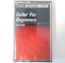 RARE GUITAR FOR BEGINNERS NEW SEALED TIMEX SINCLAIR 1000 CASSETTE SOFTWARE picture