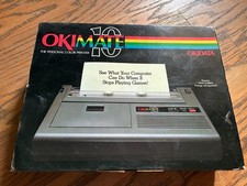 UNTESTED Okimate 10 Personal Color Printer w/ ink and paper picture