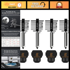 4-Pack Mini Hotend Kit for 3D Printers, Hardened Steel Nozzles 0.2-0.8mm, A1/A2L picture