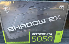 MSI GeForce RTX 5050 8G SHADOW 2X OC Graphics Card, 8GB GDDR6, DPx3, HDMIx1, DLS picture