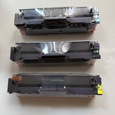 EZ Ink Compatible HP 410A Toner 3-Pack Black Cyan Yellow CF410A picture
