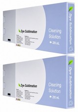 2 PREMIUM COMPATIBLE MUTOH WATER BASED CLEANING CARTRIDGE 220ML DYE SUBLIMATION picture