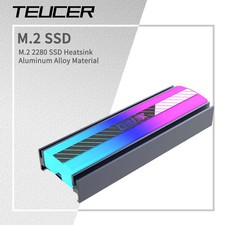 Teucer M.2 Nvme SSD Heatsink 5V 3PIN Argb Colored Lights Solid State Drive picture