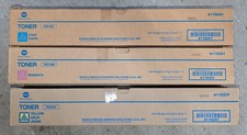 Genuine Set of 3 Konica Minolta TN216C/M/Y A11G431/331/231 CMY Toner Cartridges picture
