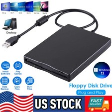 USB 2.0 3.5 inch Portable External Floppy Disk Drive 1.44Mb Reader FDD PC Laptop picture