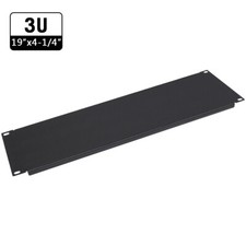1U 2U 3U 4U Blank Panel Metal Rack Mount Flat Filler for 19