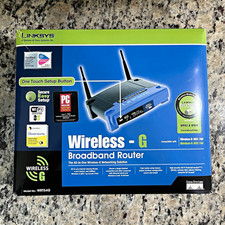 New Linksys WRT54G Wireless-G Broadband Router w/ One Touch Setup, WPA2 & WMM picture