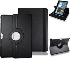 Case for Samsung Galaxy Tab 2 10.1 Inch, Flip Stand Leather Cover, Black picture