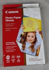 New Sealed Canon 4x6 Photo Paper Glossy - 100 Sheets: For Inkjet Printers picture
