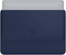 OEM Original Apple Leather Sleeve for 12 Inch MacBook Midnight Blue (MQG02ZM/A) picture