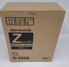 Riso Master S-4250, A4-L. New Open Box. Sealed Rolls picture