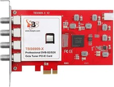 6909X DVB-S/ S2/ S2X 8 Tuner PCI Express Digital Satellite TV Card for Live TV picture