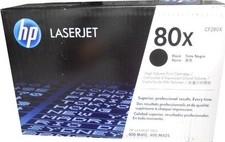 NEW Genuine HP CF280X Toner Cartridge 80X Black Box OPEN BOX -- UNUSED picture