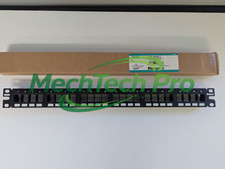 New Panduit Mini Com CPPL24WBLY Modular Patch Panel w/ Faceplates Fits Cat 6, 5E picture