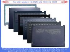 New For MSI Modern 15 B12M MS-15H1 MS-15H2 LCD cover / Bezel / Palmrest / Bottom picture
