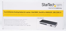 STARTECH DK30A2DH USB-A USB-C 4K DUAL MONITOR DP HDMI DOCKING STATION - NEW picture