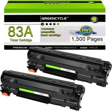 2PK 83A Toner Cartridge for HP CF283A 83X Laserjet Pro MFP M201dw M225dw M127fn picture
