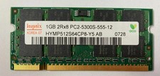 Hynix HYMP512S64CP8-Y5-AB-C PC2-5300S-555-12 5300 1GB SODIMM laptop SO-DIMM picture