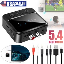 New 5.4 Bluetooth Wireless Audio Transmitter Receiver Combo Adapter AUX RCA .. picture