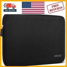 Compact and Stylish 15-16 Inch Laptop Bag with Water Resistance - Black Neoprene picture