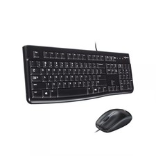 Logitech - MK120 Full-size Wired Membrane Keyboard and Mouse Bundle for PC wi... picture
