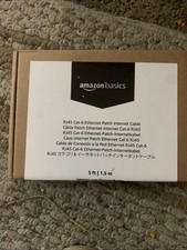 Amazon Basics RJ45 Cat-6 Gigabit Ethernet Patch Internet Cable - 5 Foot Black# picture