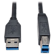 EATON U322-006-BK TRIPP LITE 6-Feet USB 3.0 SuperSpeed Device Cable 5 Gbps AB picture