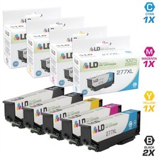 LD 5pk Replacement Ink Cartridge for Epson 277 XL 277XL XP-850 XP-860 Black picture