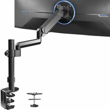 VIVO Black Single Monitor Arm Sit-Stand Desk Mount for Computer Screen up to 32