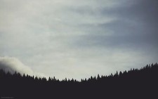 Landscape forest clearing sky nordic s nature Custom Gaming Mat Desk picture