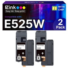 E Z Ink Compatible Toner Cartridges For Dell E525w 2 Pack High Yield 2000 Pages picture