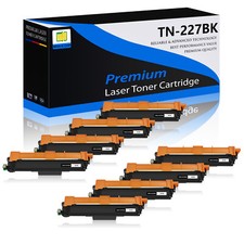 8PK TN227 Black Toner Cartridge for Brother TN227BK HL-L3210CW MFC-L3710CW picture