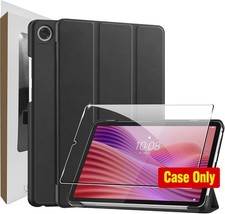 Lightweight Black Hard Shell Case with Screen Protector for Lenovo Tab One 8.7 picture