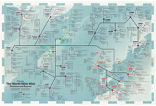 1995 PC Computing 'Road Map to the World Wide Web' Infogrpahic picture