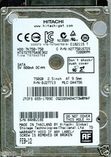 HTS727575A9E362,  0J27713,   DA4756,  HITACHI SATA 750GB picture