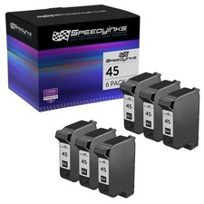SPEEDYINKS Replacement for HP 45 / 51645A Black Ink Cartridge 6-Pack picture