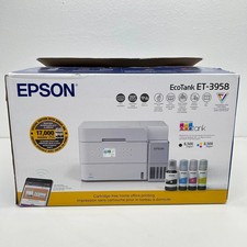 Epson EcoTank ET-3958 All-in-One Printer | 75% Ink / 1 Page in the counter picture