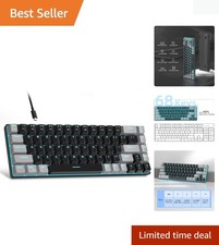 MK-Box 60% Mechanical Gaming Keyboard with LED Backlighting - Portable & Compact picture
